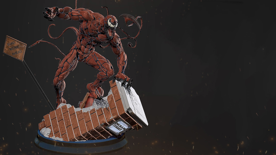 Carnage from ready to print model from Venom movie 3D Print 518218