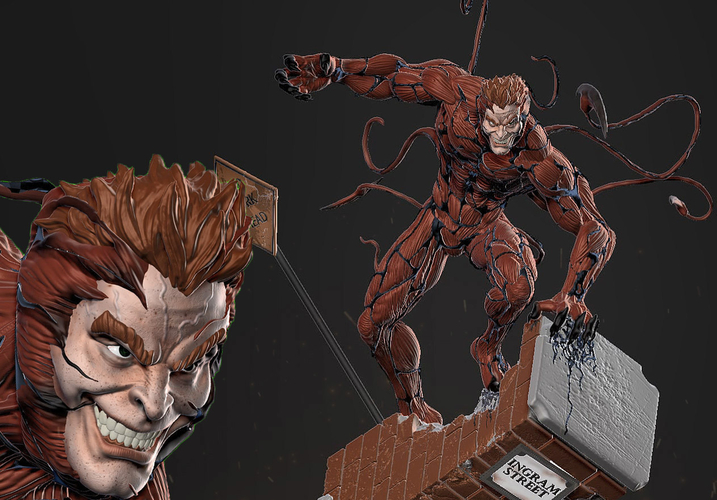 Carnage from ready to print model from Venom movie 3D Print 518221