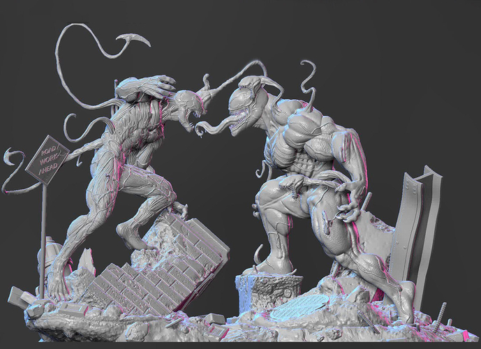 Carnage from ready to print model from Venom movie 3D Print 518222