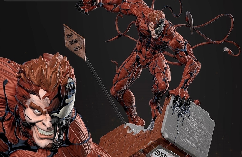 Carnage from ready to print model from Venom movie 3D Print 518225