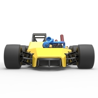 Concept race car with 6 wheels 1:25 - Thumbnail 8