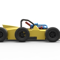 Concept race car with 6 wheels 1:25 - Thumbnail 17