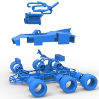 Concept race car with 6 wheels 1:25 - Thumbnail 20