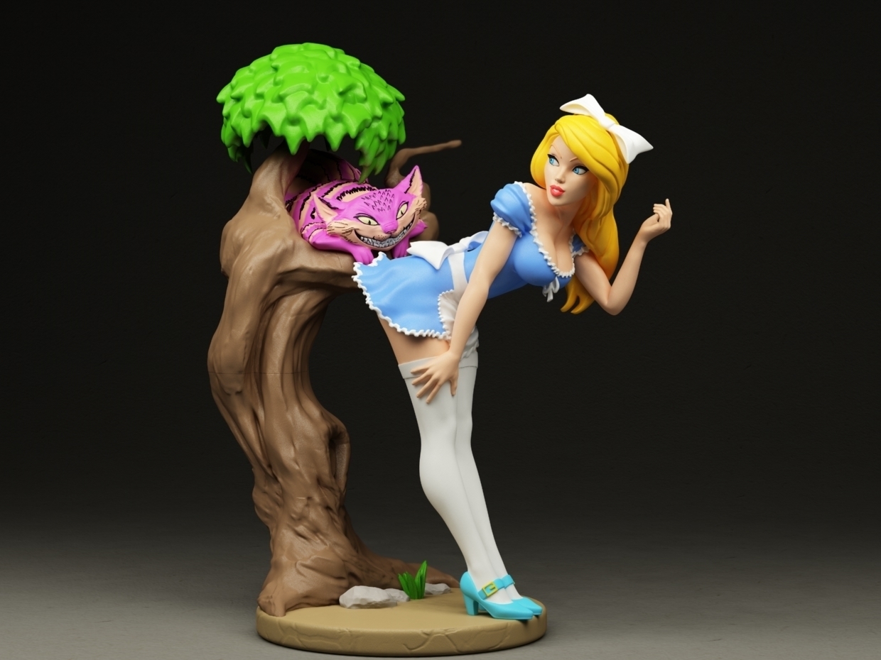 Alice in wonderland nsfw model @ Pinshape