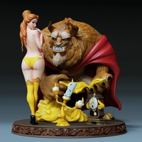 Small Beauty and the Beast Diorama 3D Printing 518300