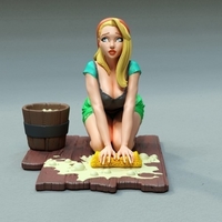 Cinderella Maid + nsfw model - Thumbnail 1