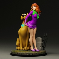 Small Daphne scooby doo  NSFW Model 3D Printing 518309