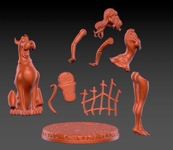 Daphne scooby doo  NSFW Model 3D Print 518313