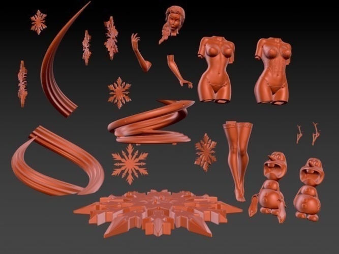 The Ice Princess NSFW Also included 3D Print 518332