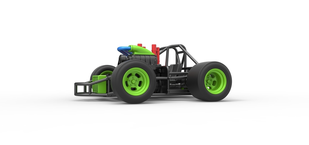 Concept crazy kart Scale 1:25 3D Print 518376