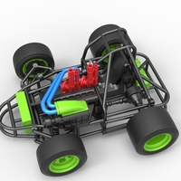 Concept crazy kart Scale 1:25 - Thumbnail 4