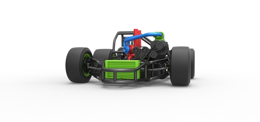 Concept crazy kart Scale 1:25 3D Print 518380