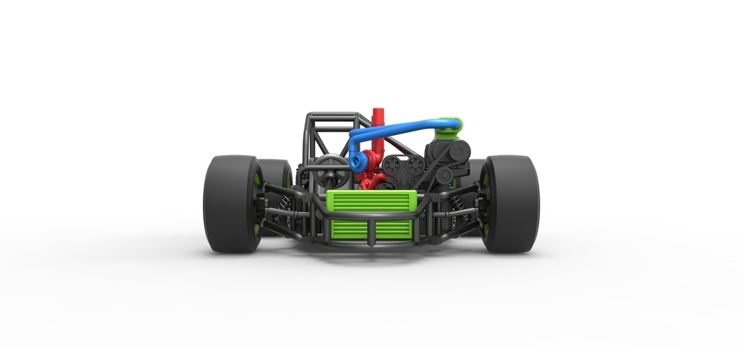 Concept crazy kart Scale 1:25 3D Print 518382