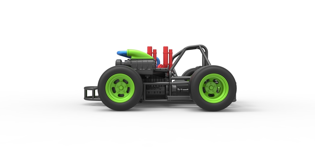 Concept crazy kart Scale 1:25 3D Print 518383