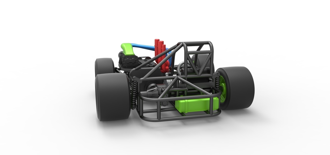 Concept crazy kart Scale 1:25 3D Print 518387