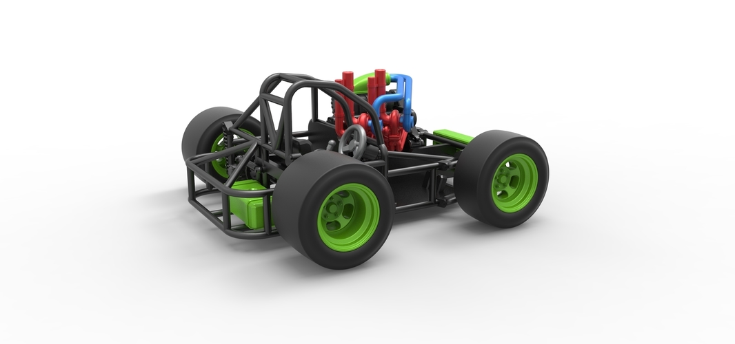 Concept crazy kart Scale 1:25 3D Print 518390