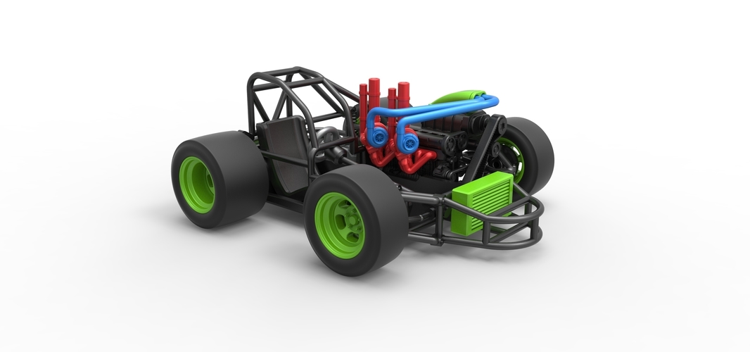 Concept crazy kart Scale 1:25 3D Print 518391