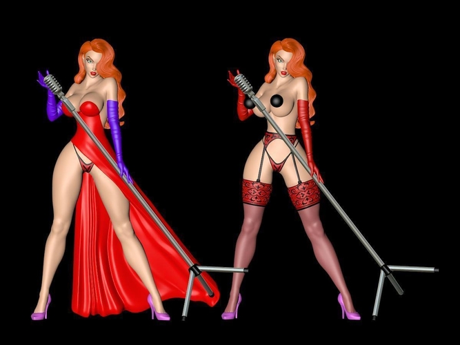 Jessica Rabbit  + nsfw model 3D Print 518415