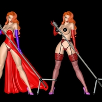 Jessica Rabbit  + nsfw model - Thumbnail 3