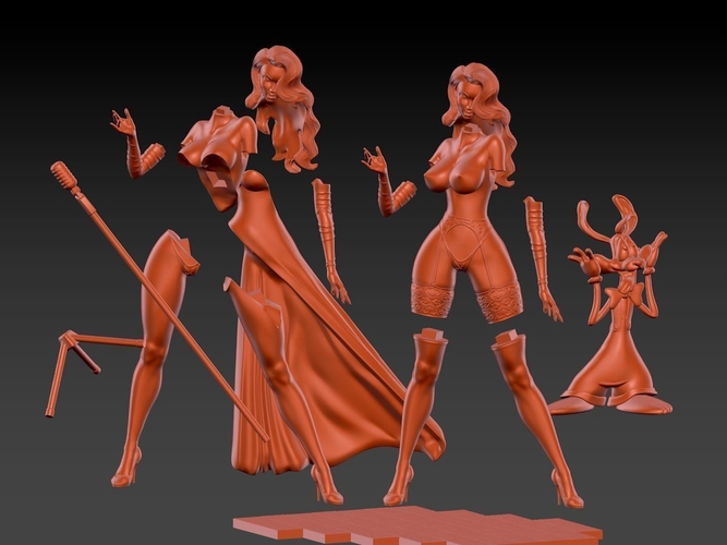 Jessica Rabbit  + nsfw model 3D Print 518418