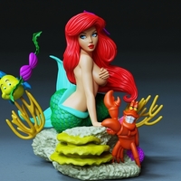 Small The Little Mermaid stl model 3d printing 3D Printing 518420