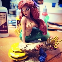 The Little Mermaid stl model 3d printing - Thumbnail 6