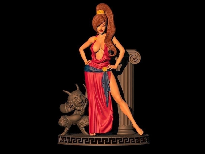 Princess Megara 3d print model 3D Print 518433