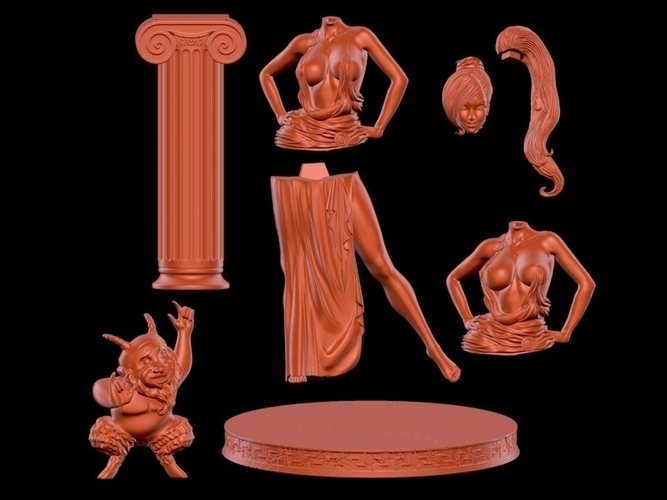 Princess Megara 3d print model 3D Print 518434