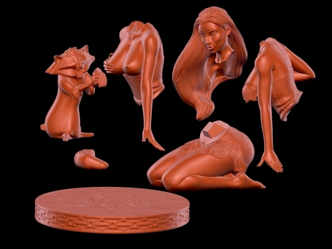 Pocahontas nsfw model 3D Print 518446