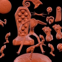 Sally and Jack diorama - Thumbnail 4