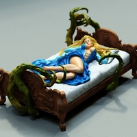 Sleeping Beauty 3d print model nsfw included - Thumbnail 4