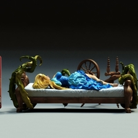 Sleeping Beauty 3d print model nsfw included - Thumbnail 5