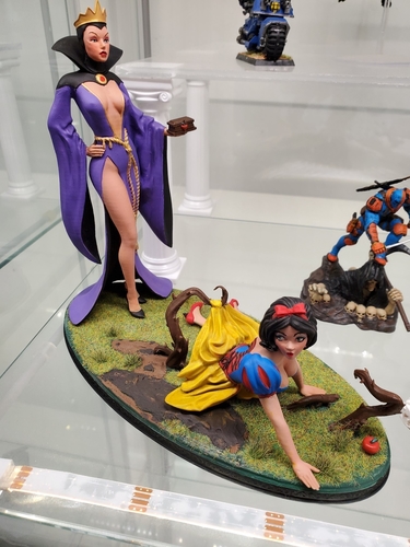 Snow white and evil queen diorama 3D Print 518464