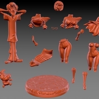 Velma and shaggy 3d print diorama NSFW included - Thumbnail 6