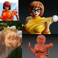 Velma and shaggy 3d print diorama NSFW included - Thumbnail 8