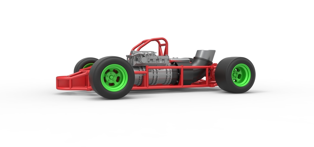 Concept jet race car Scale 1:25 3D Print 518549