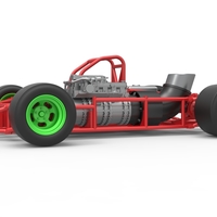 Concept jet race car Scale 1:25 - Thumbnail 2