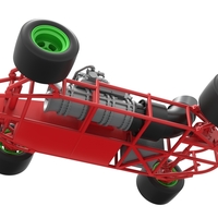 Concept jet race car Scale 1:25 - Thumbnail 3