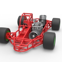 Concept jet race car Scale 1:25 - Thumbnail 5