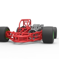 Concept jet race car Scale 1:25 - Thumbnail 6