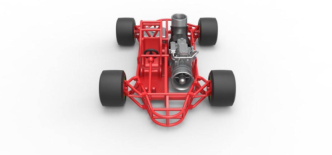 Concept jet race car Scale 1:25 3D Print 518554