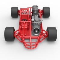Concept jet race car Scale 1:25 - Thumbnail 7