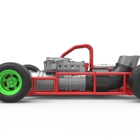 Concept jet race car Scale 1:25 - Thumbnail 9