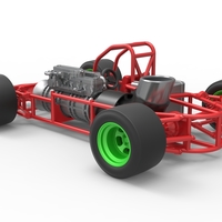 Concept jet race car Scale 1:25 - Thumbnail 12