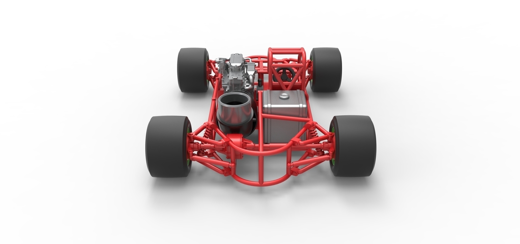 Concept jet race car Scale 1:25 3D Print 518561