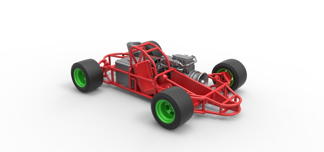 Concept jet race car Scale 1:25 3D Print 518564