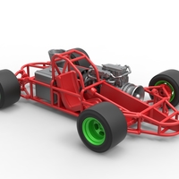 Concept jet race car Scale 1:25 - Thumbnail 17