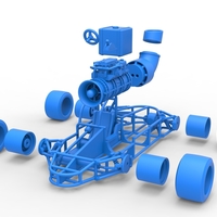 Concept jet race car Scale 1:25 - Thumbnail 21