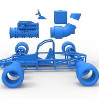 Concept jet race car Scale 1:25 - Thumbnail 22