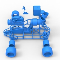 Concept jet race car Scale 1:25 - Thumbnail 23